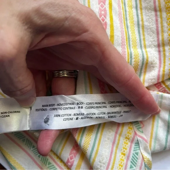 ARIAT Multicolor Striped Sleeveless Button-Down Shirt Size XL - Picture 9 of 12